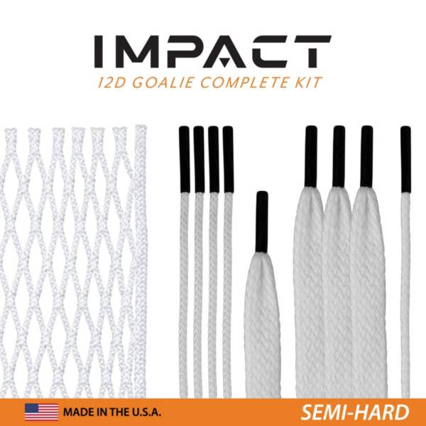 ECD Impact Lacrosse Goalie SemiHard Mesh Complete Kit Dick's