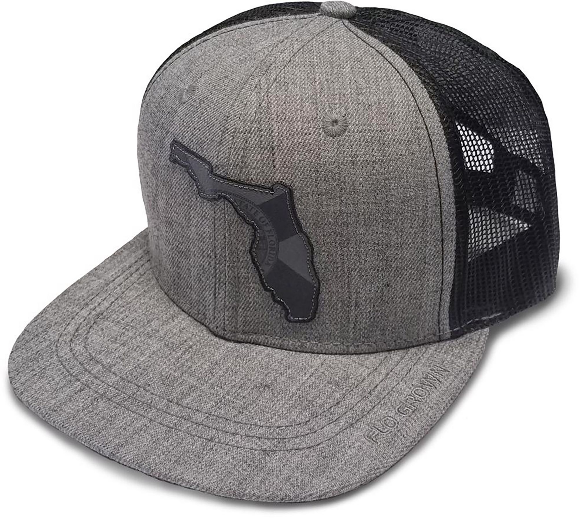Flowgrown Florida Leather Trucker Hat product image