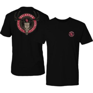 sorry, Great State Clothing Men's Oklahoma Sooners Deer Skull Black T-Shirt is currently out of stock