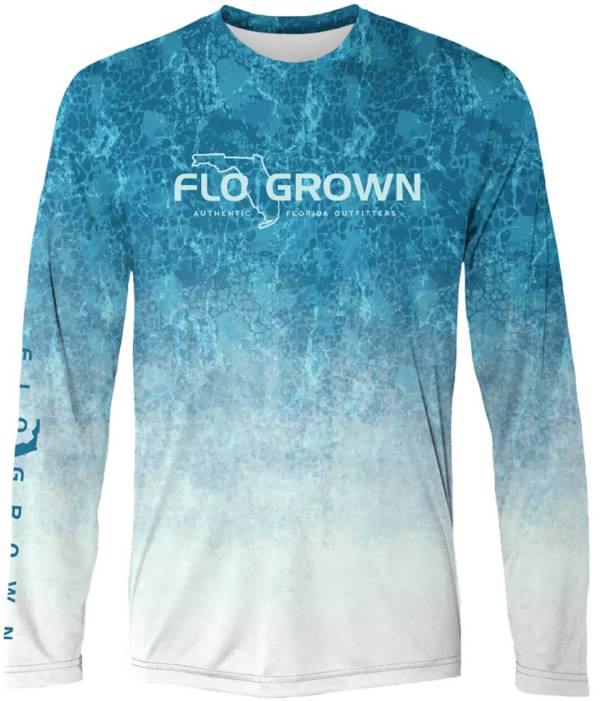 FloGrown Men's Rocky Water Blue Long Sleeve Shirt product image
