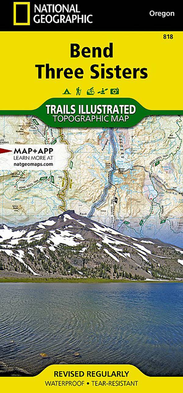 National Geographic Bend, Three Sisters Map product image