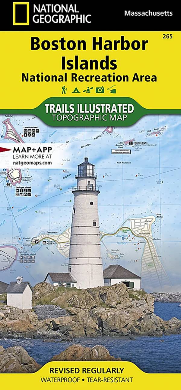 National Geographic Boston Harbor Islands Map product image