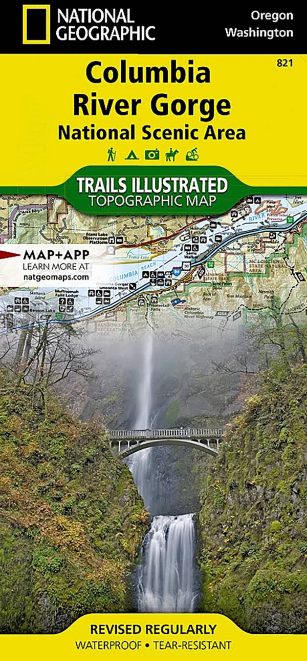 National Geographic Columbia River Gorge Map product image