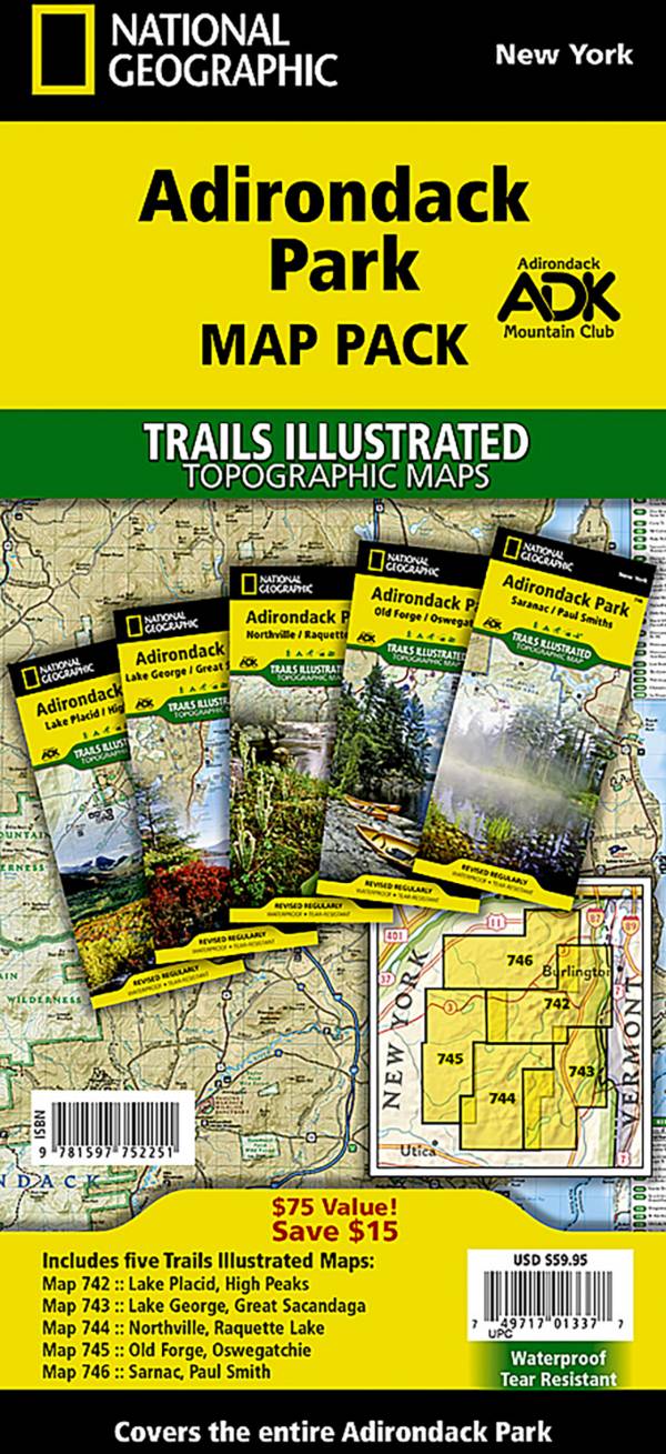 National Geographic Adirondack Park Map Pack product image