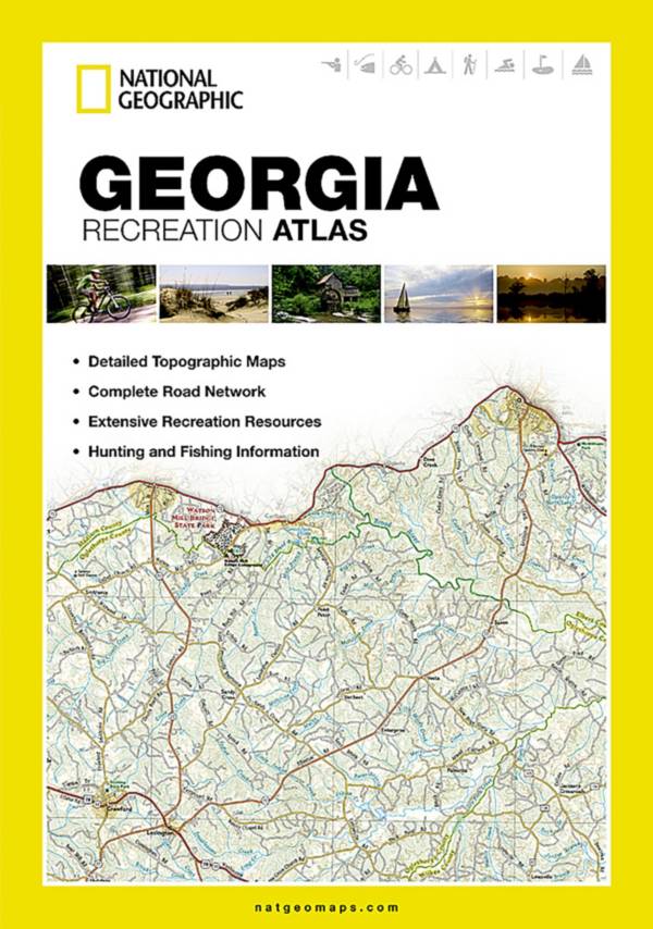 National Geographic Georgia Recreation Atlas product image