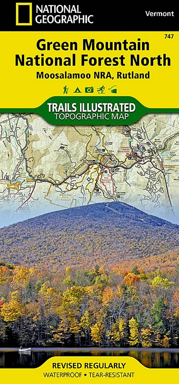 National Geographic Green Mountains North Map product image