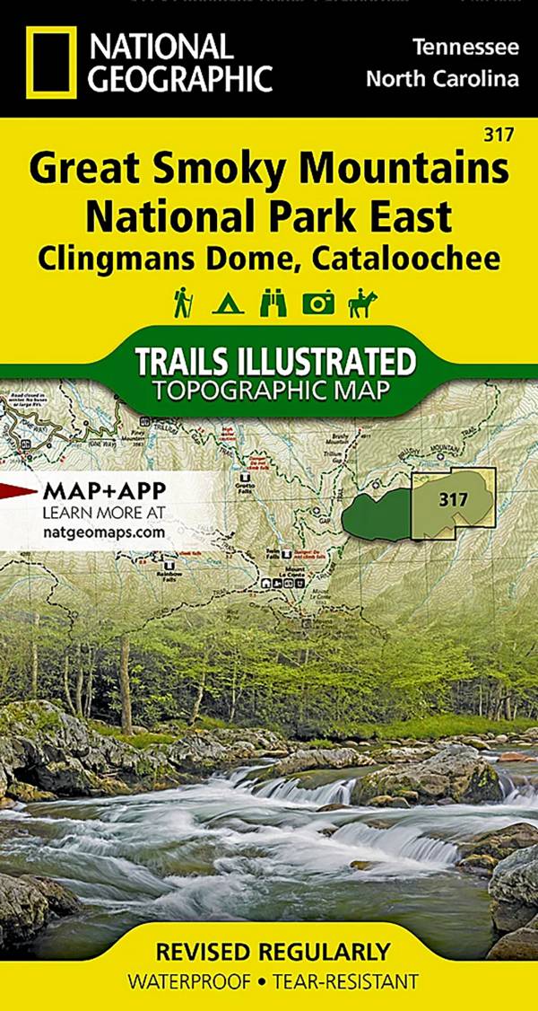 National Geographic Great Smoky Mountains NP East Map product image