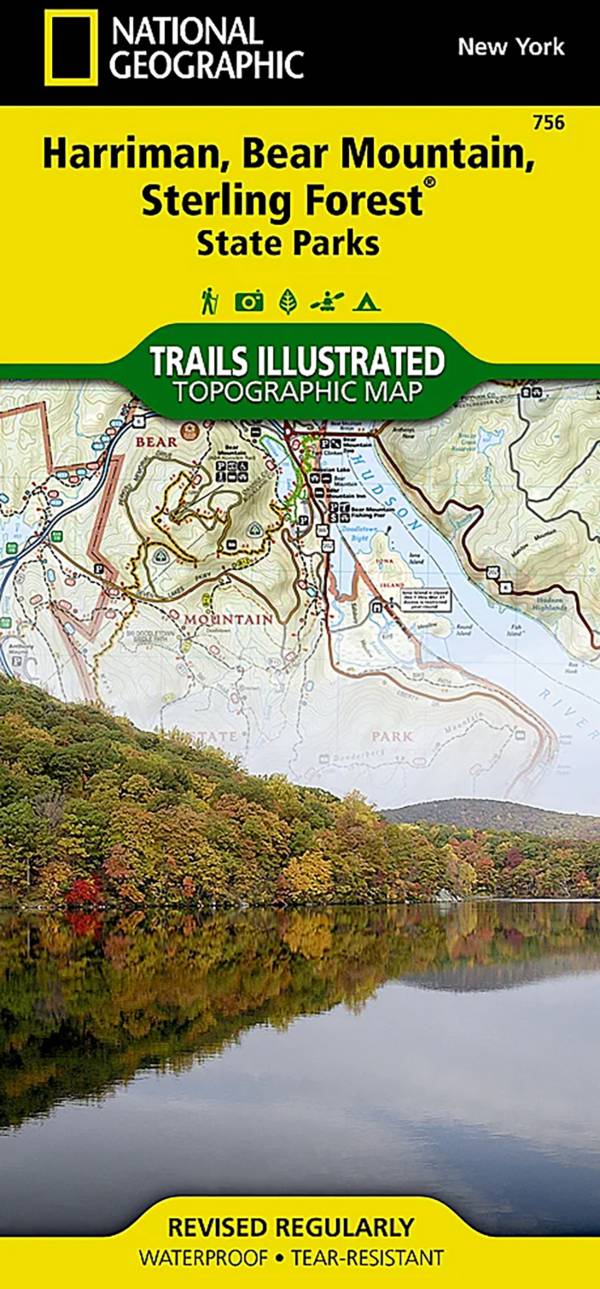 National Geographic Harriman State Park Map product image