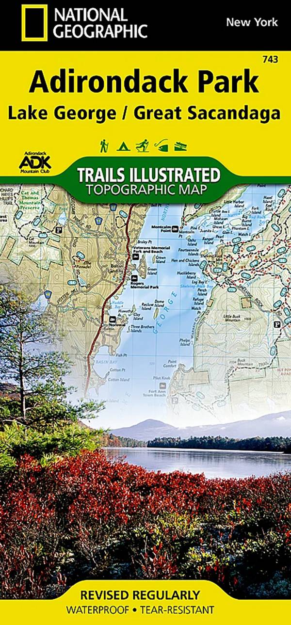 National Geographic Lake George Map product image