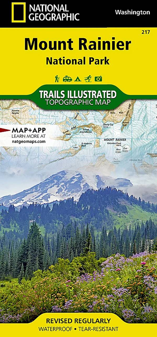 National Geographic Mount Rainier National Park Map product image