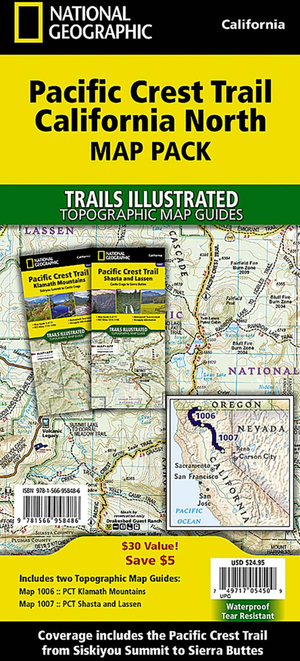 National Geographic PCT: CA North Map Pack product image
