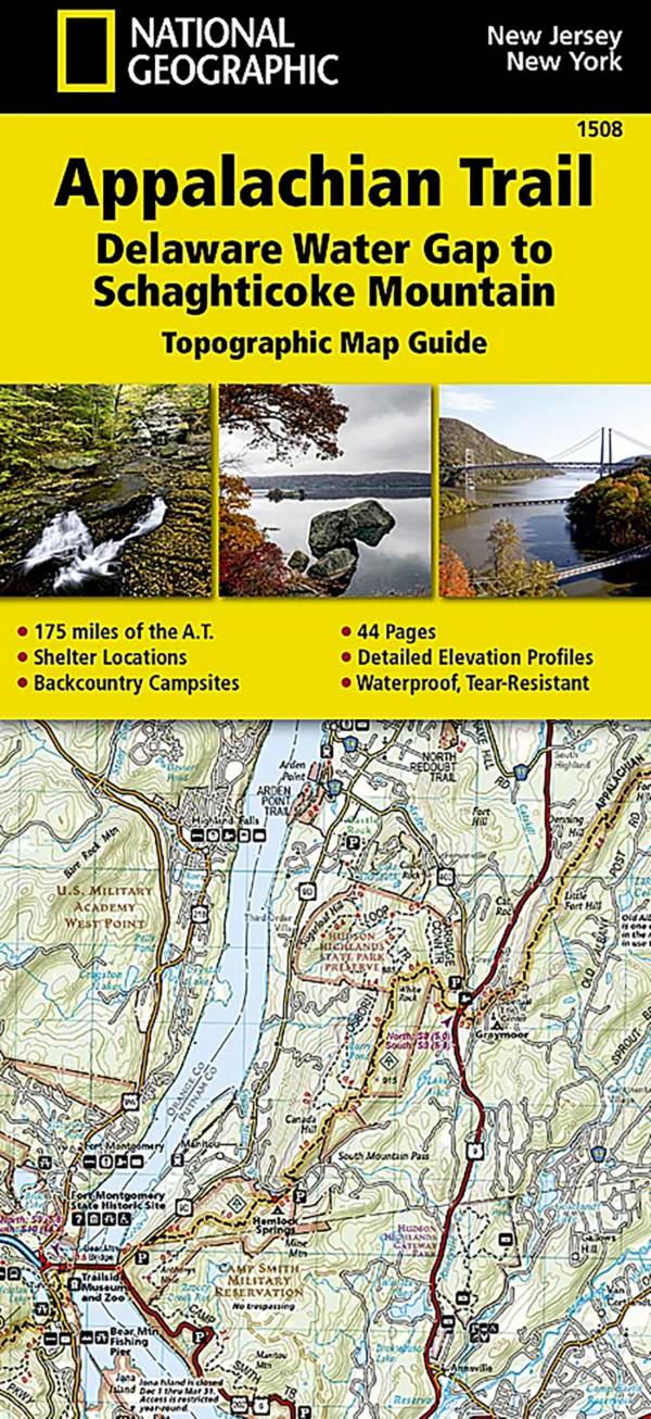 National Geographic AT Delaware Water Gap Map Publiclands