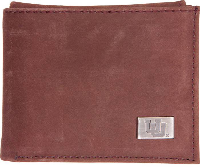 Eagles Wings Utah Utes Tri-Fold Leather Wallet