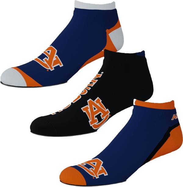 For Bare Feet Auburn Tigers 3 Pack Socks product image