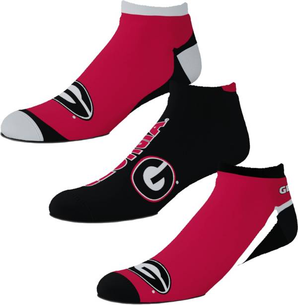 For Bare Feet Georgia Bulldogs 3 Pack Socks product image