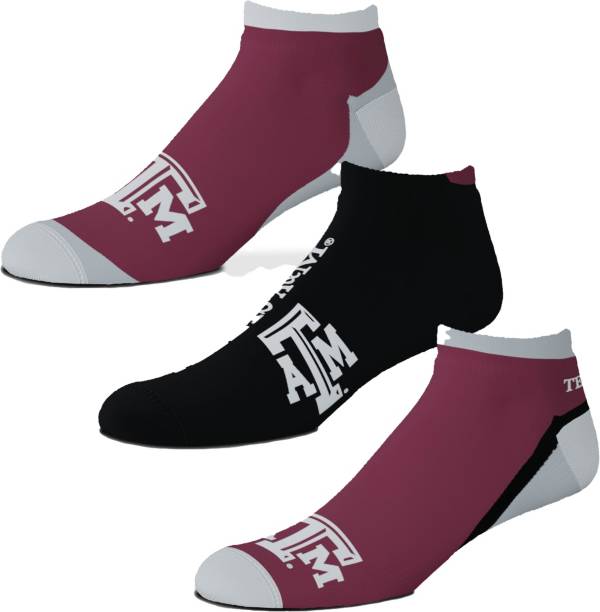 For Bare Feet Texas A&M Aggies 3 Pack Socks product image