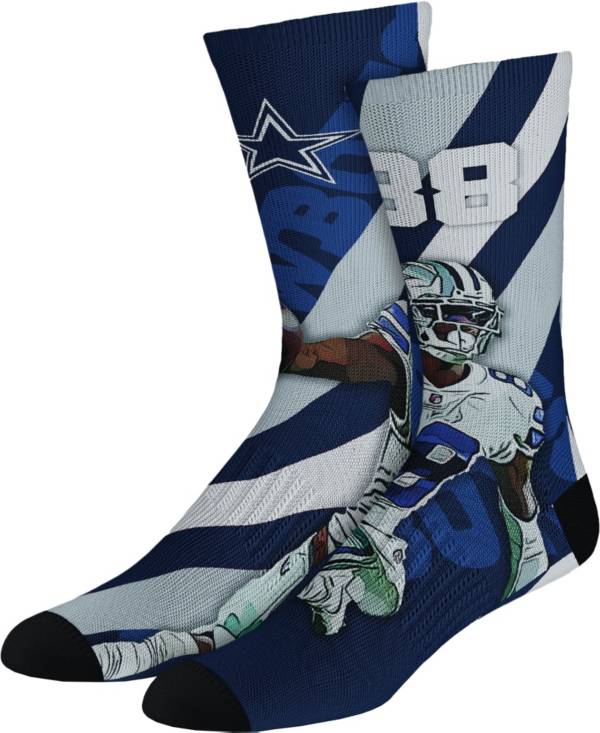 For Bare Feet Dallas Cowboys 3-Pack Camo Boom Ankle Socks