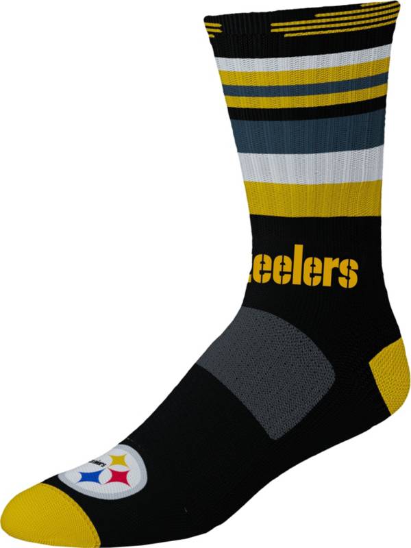 For Bare Feet Pittsburgh Steelers Black Rave Socks product image