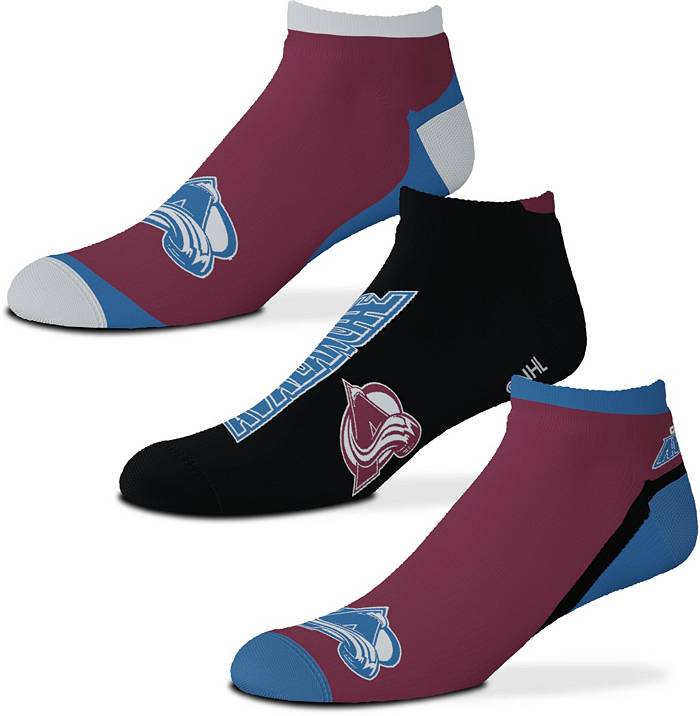 for Bare Feet Colorado Avalanche 4 Stripe Deuce Socks