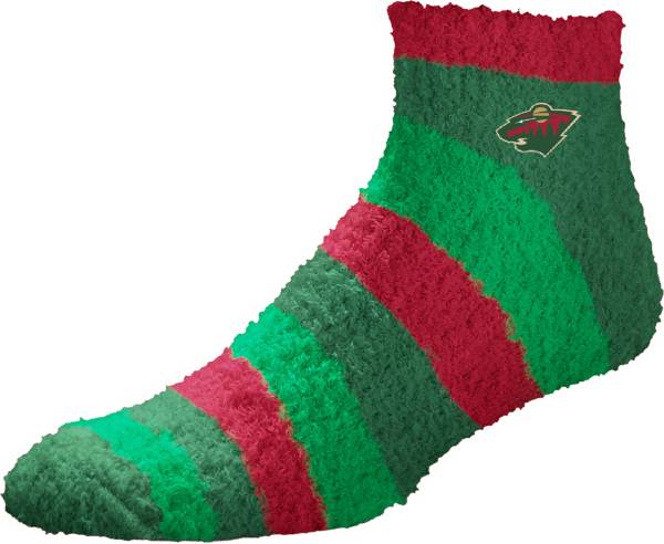 For Bare Feet Minnesota Wild Rainbow II Cozy Socks product image