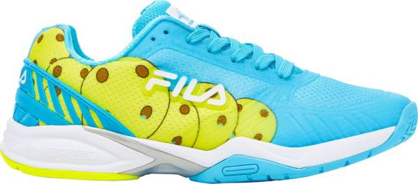 Fila Volley Burst Womens Pickleball Shoe - White/Scuba Blue