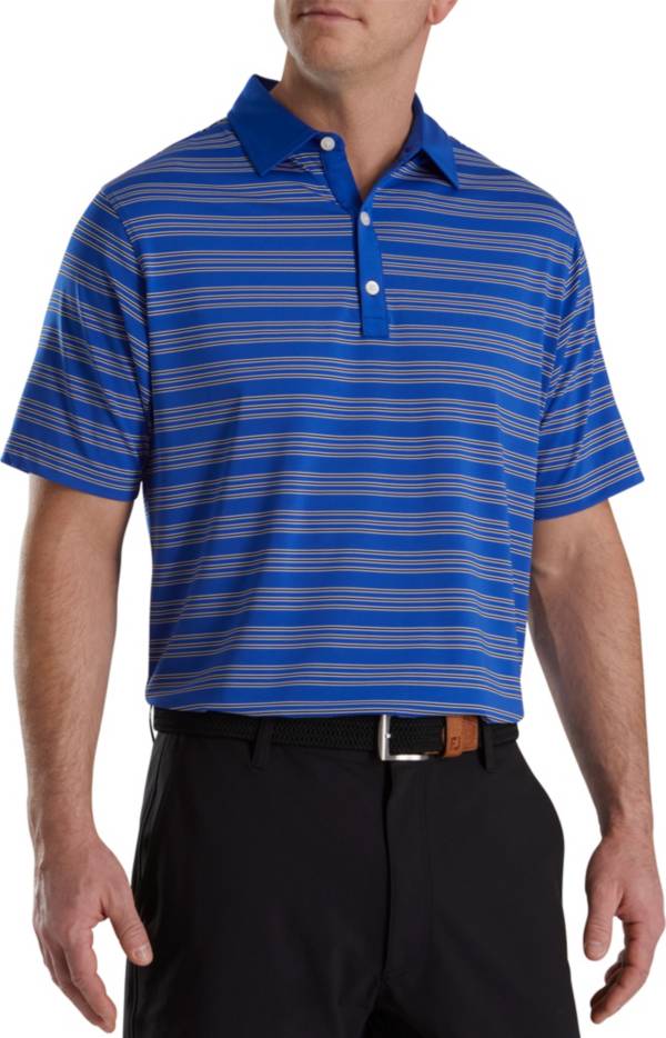 FootJoy Men's Trio Stripe Lisle Self Collar Golf Polo product image