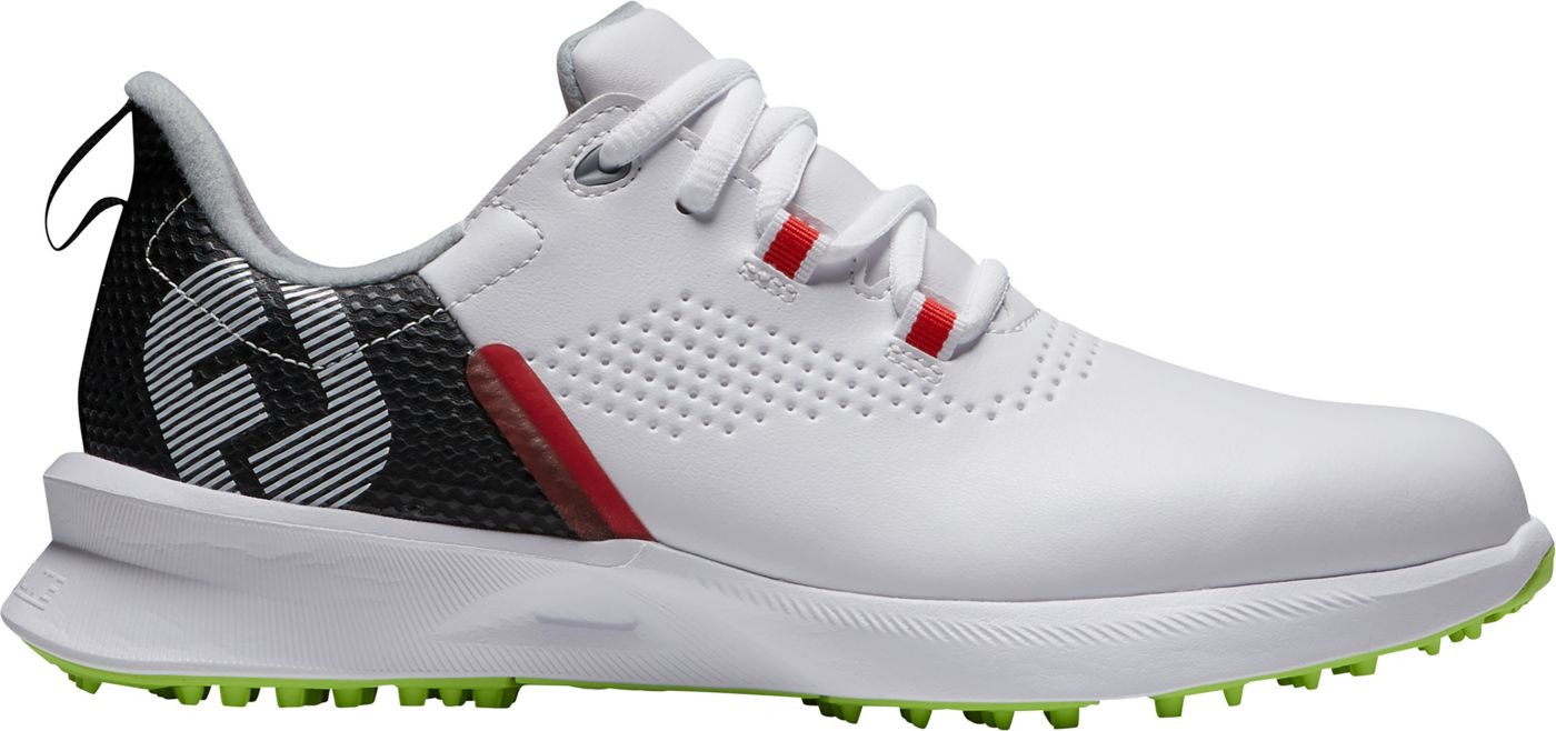 FootJoy Fuel Junior Golf Shoes 5 White Black