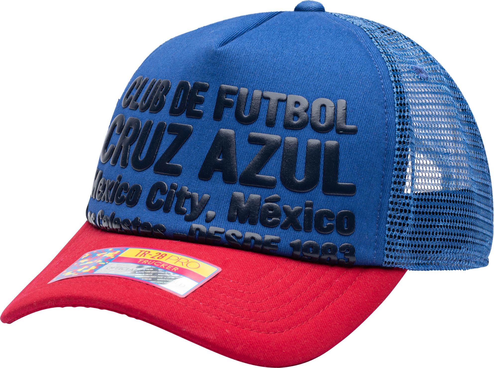 Fan Ink Cruz Azul Gold Adjustable Trucker Hat product image