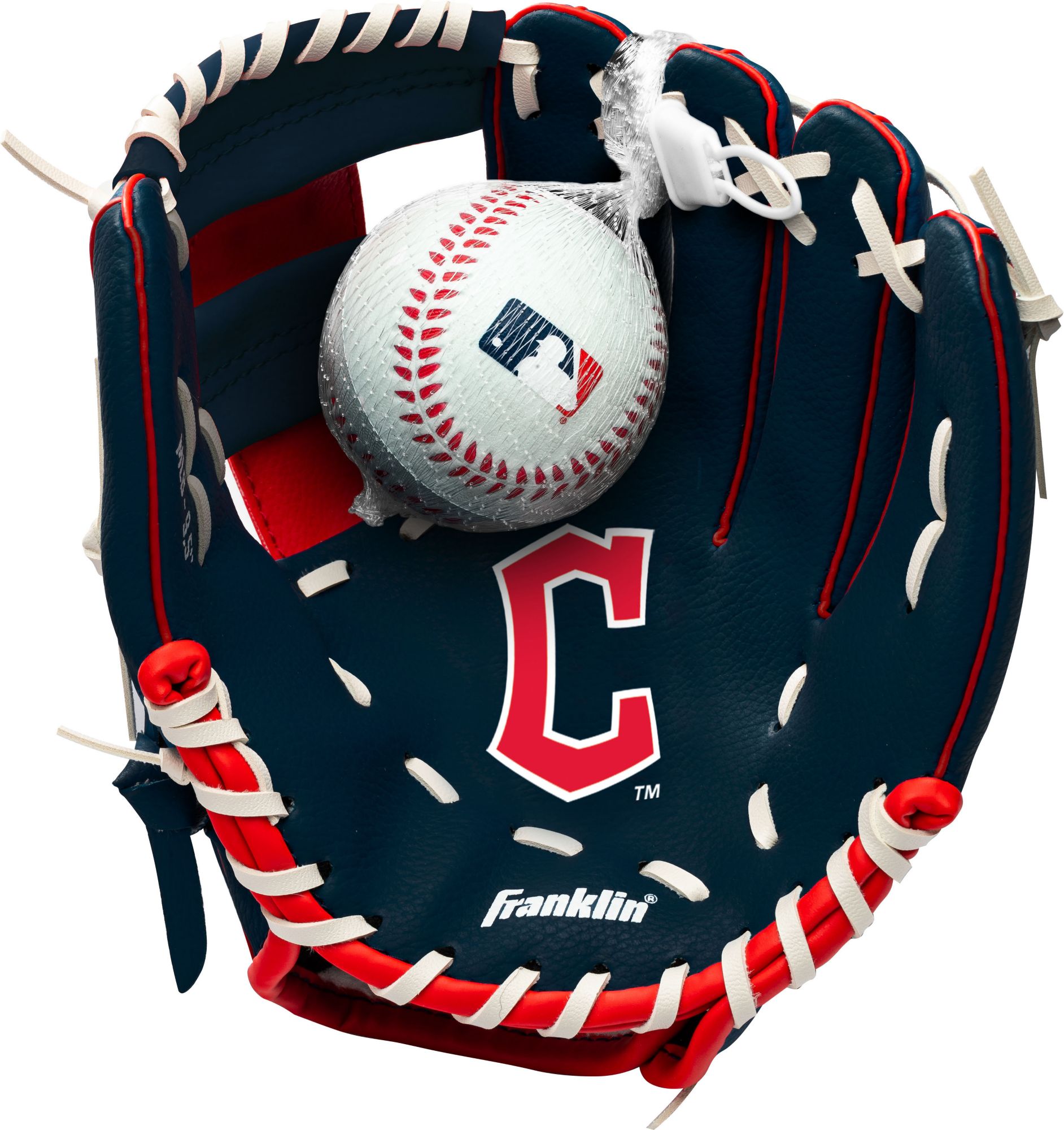 Franklin Youth Cleveland Guardians Teeball Glove and Ball Set product image