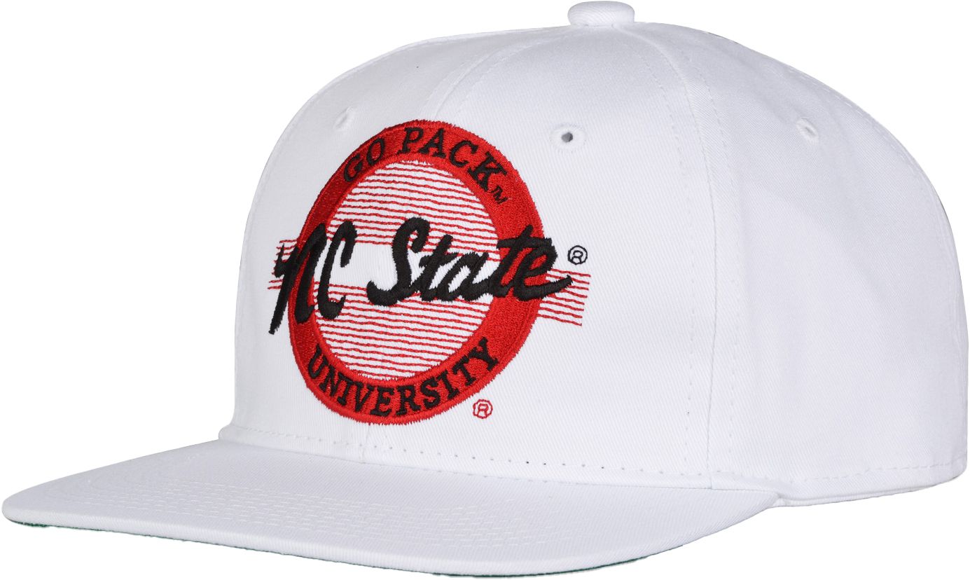 The Game Men's NC State Wolfpack White Circle Adjustable Hat product image