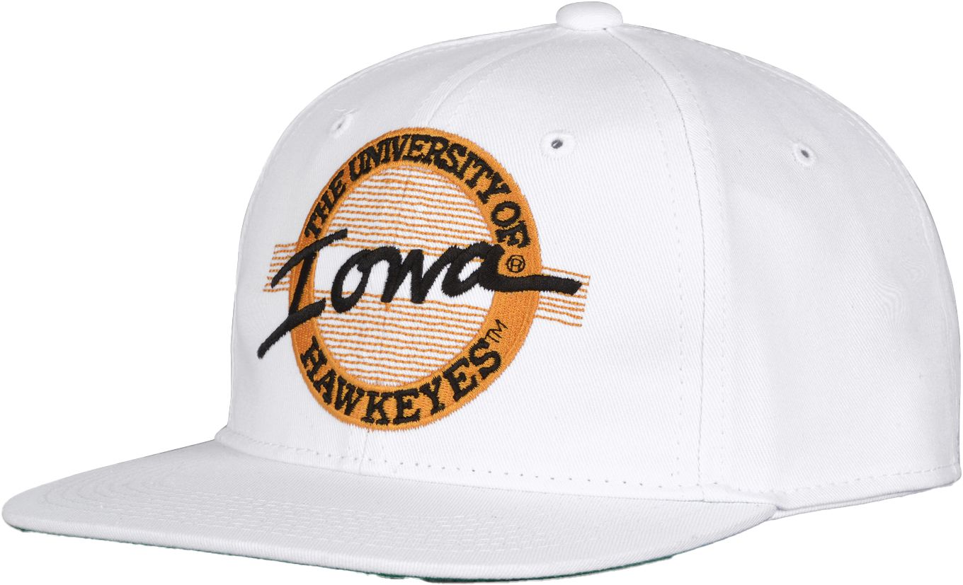 The Game Men's Iowa Hawkeyes White Circle Adjustable Hat product image