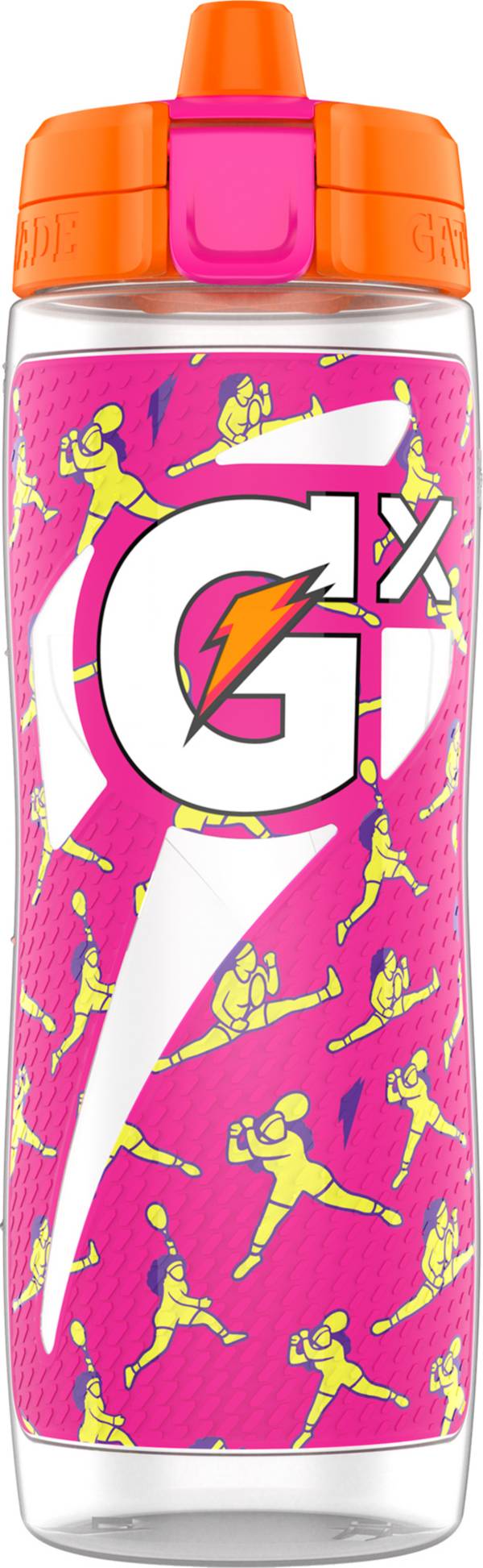 Gatorade Dining | Gatorade GX Serena Williams 30oz Water Bottle with Limited Edition Enamel Pin | Color: Pink/Yellow | Size: Os | Aprommm128's Closet