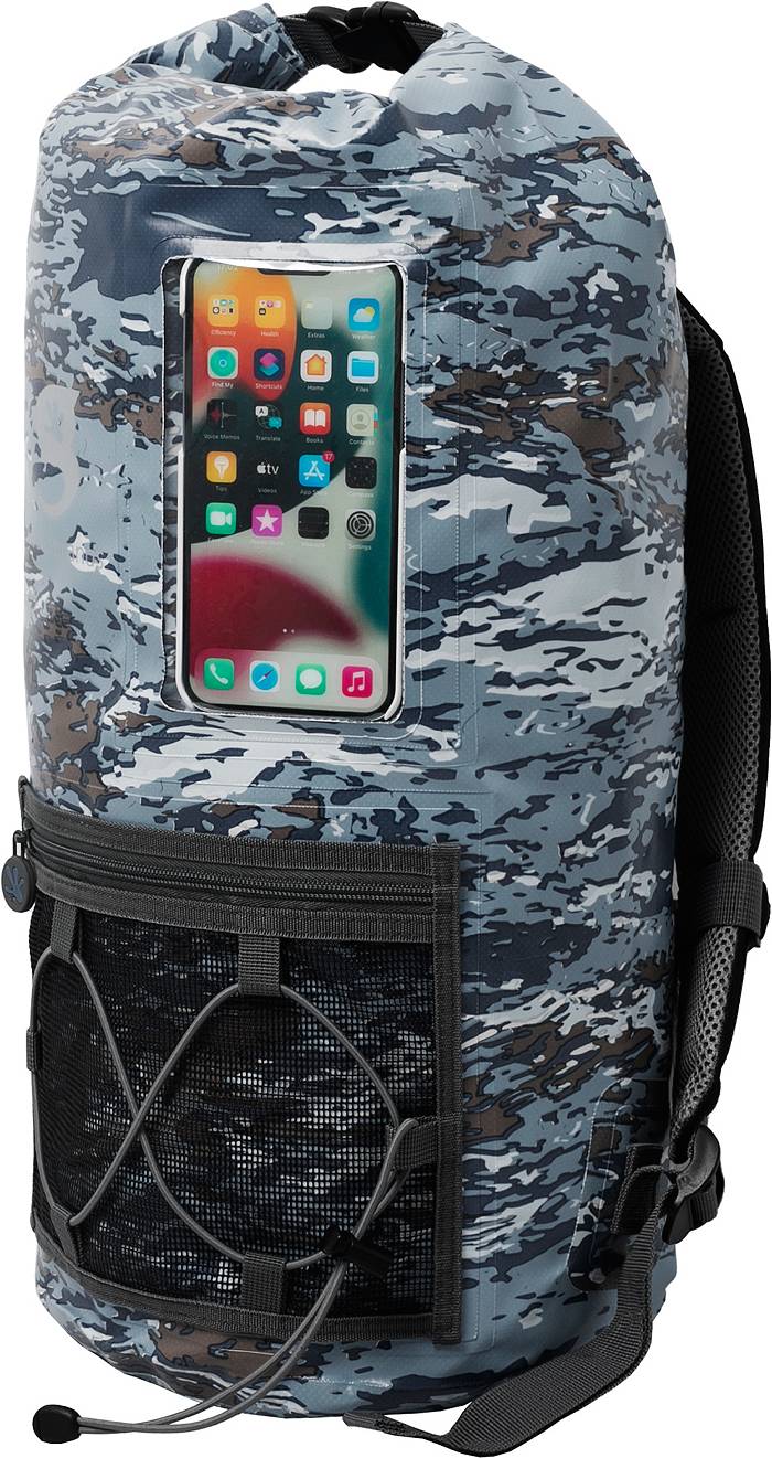 Geckobrands  Waterproof Drawstring Backpack with Zip Pocket