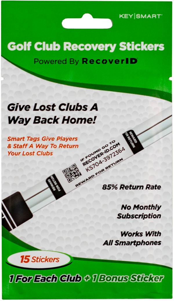 Key Smart Golf Club Recovery Stickers product image