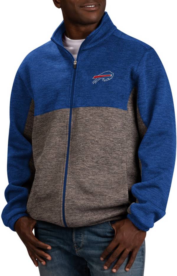 G-III Men's Buffalo Bills Outfielder Grey/Royal Full-Zip Jacket product image