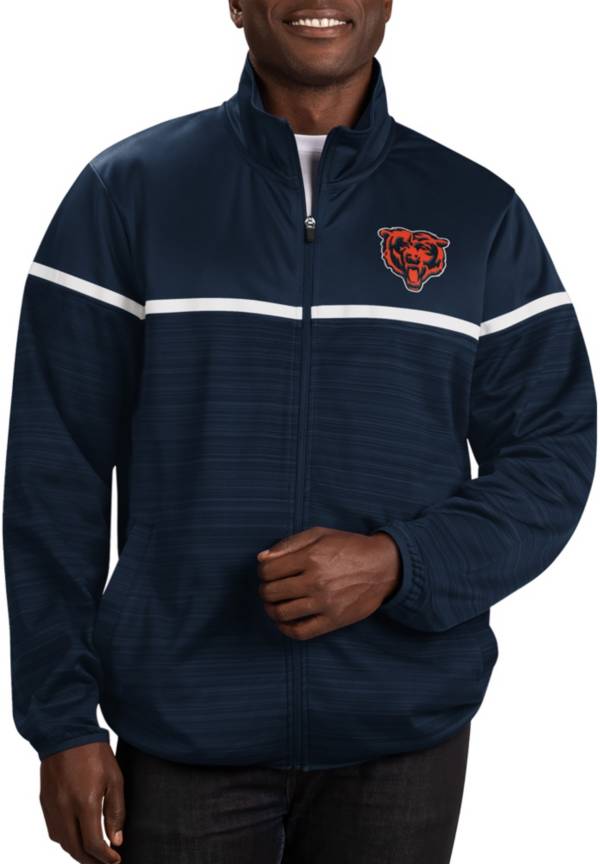 G-III Men's Chicago Bears Huddle Full-Zip Navy Track Jacket product image