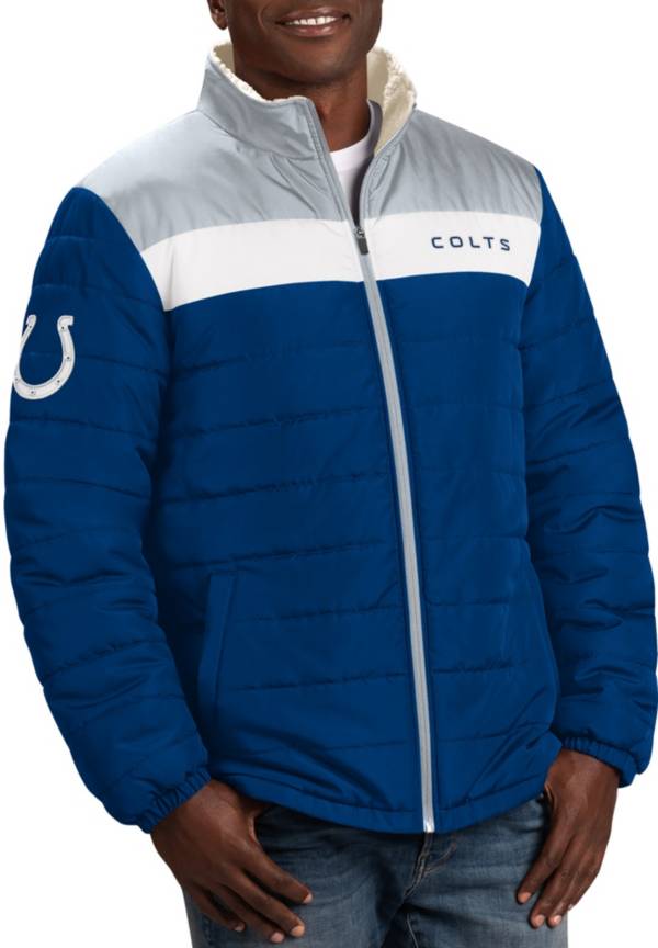 G-III Men's Indianapolis Colts Perfect Game Blue/White Full-Zip Jacket product image