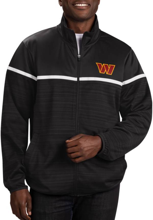 G-III Men's Washington Commanders Huddle Full-Zip Black Track Jacket product image