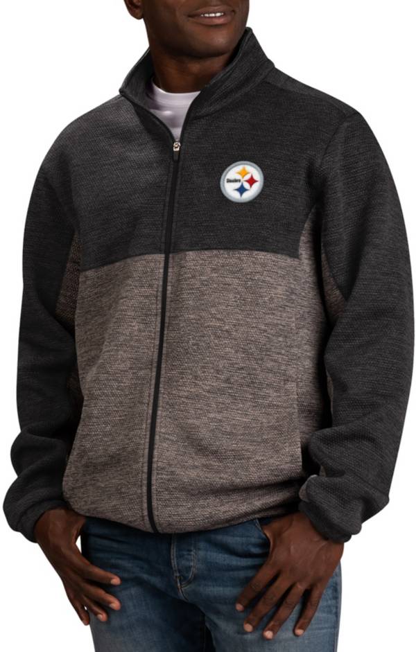 Pittsburgh Steelers Quarter Zip Hoodie - Black