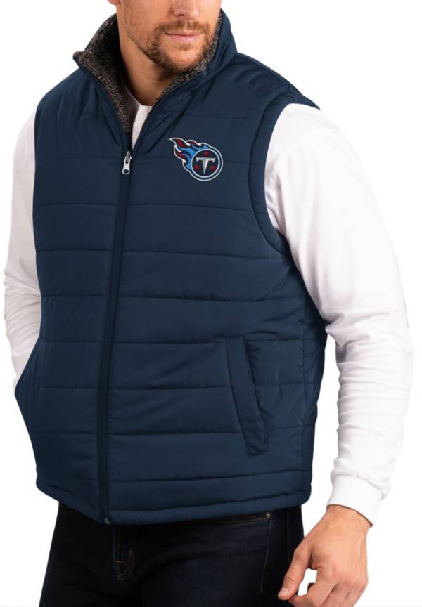 G-III Men's Tennessee Titans Power Hitter Reversible Navy/Grey Vest product image