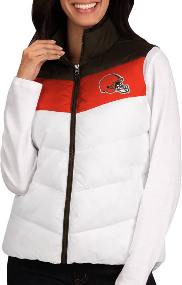G-III Women's Cleveland Browns Championship White Vest product image