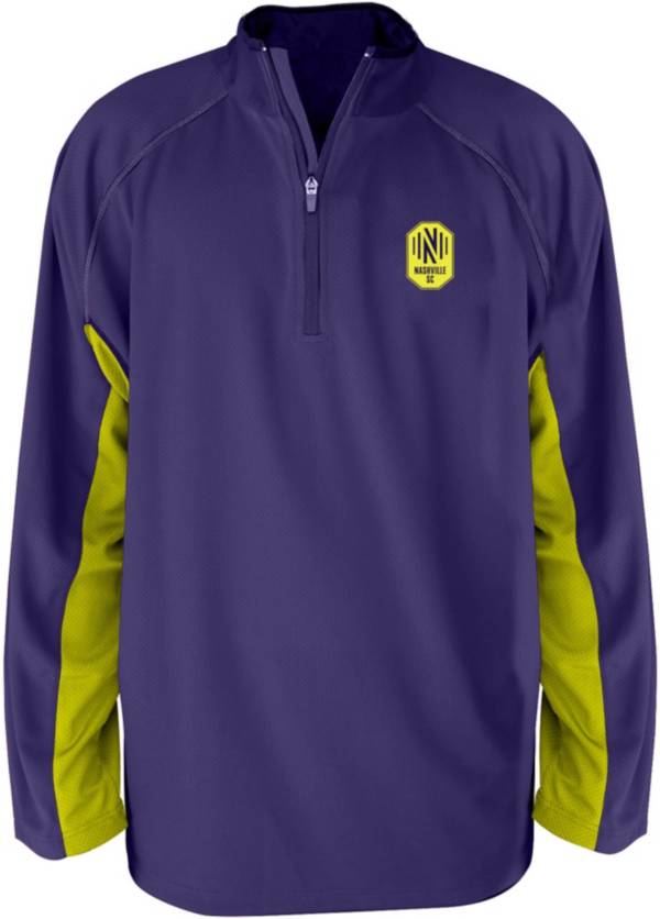 MLS Big & Tall Nashville SC Zip Quarter-Zip Pullover Shirt product image