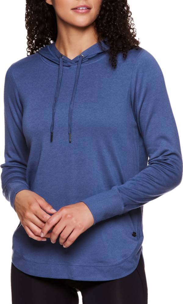 Gaiam Men's 1/4 Zip Up Activewear Pullover Hoodie - Long Sleeve Running &  Yoga Sweater - Meditation Navy Heather