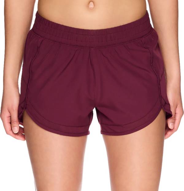 Gaiam Women's 4 Inch Woven Shorts w/ Mesh