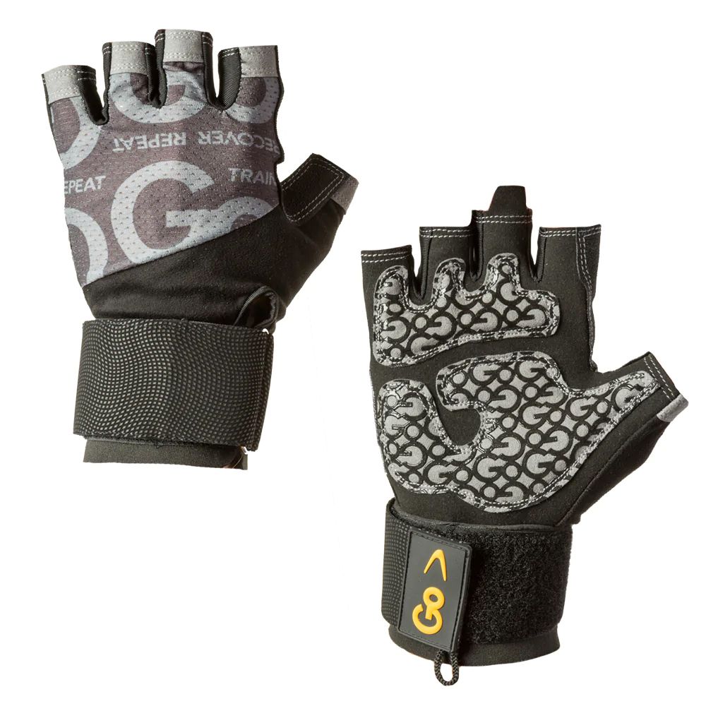 GoFit Men's Pro Trainer Wrist Wrap Gloves