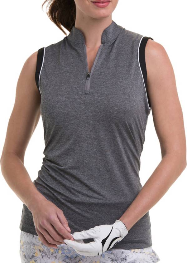 EPNY Women's Sleeveless Mandarin Collar Golf Polo product image