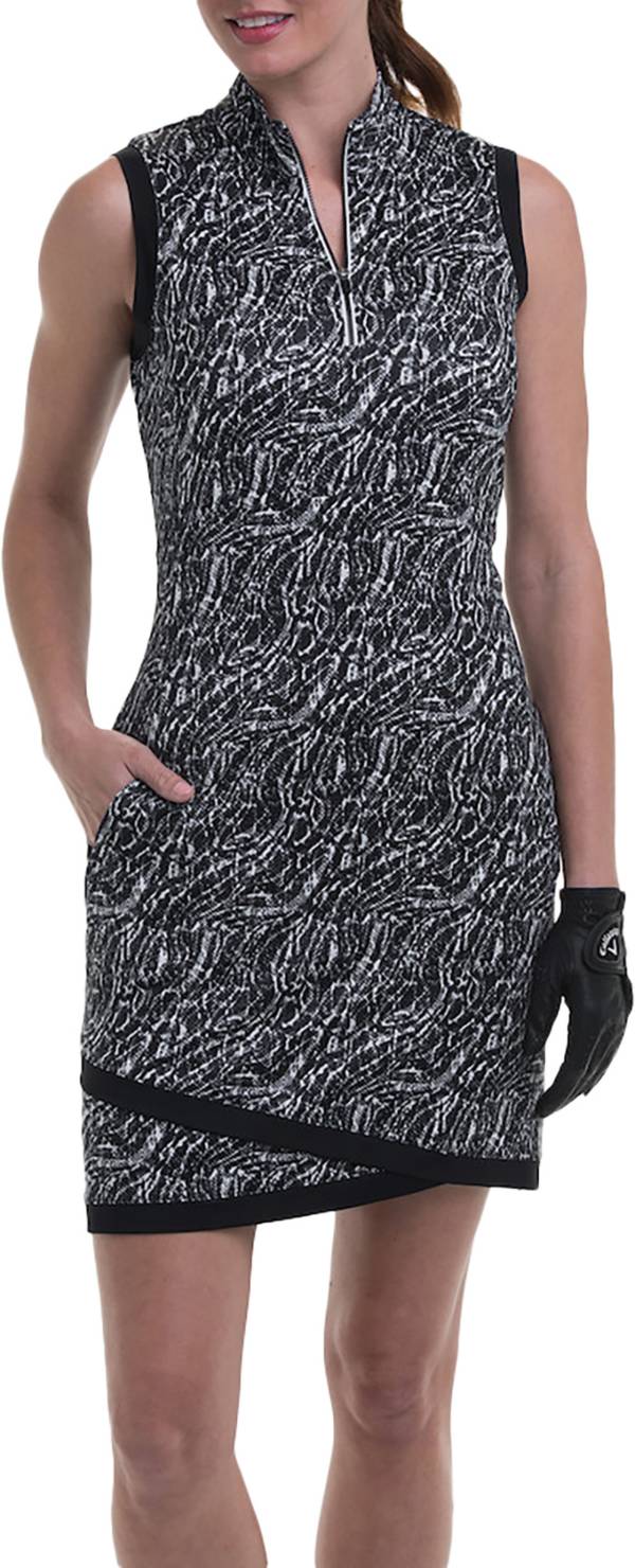 EPNY Women's Sleeveless Snakeskin Print Golf Dress product image