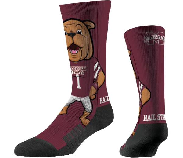 Strideline Mississippi State Bulldogs Mascot Crew Socks product image