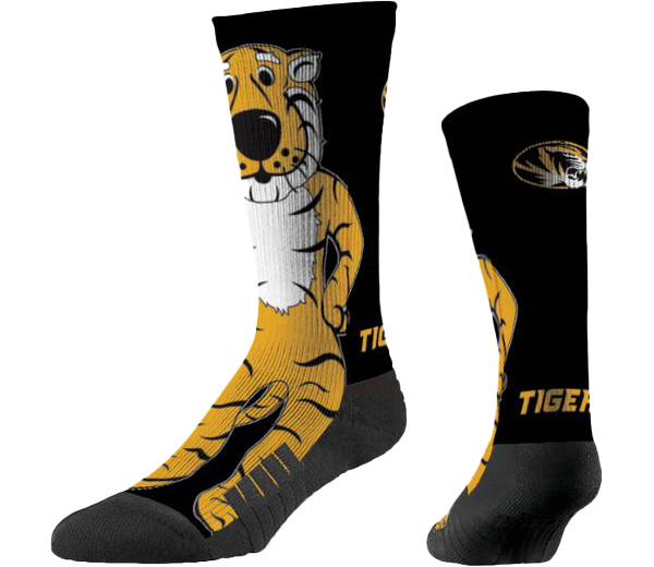 Strideline Missouri Tigers Mascot Crew Socks product image
