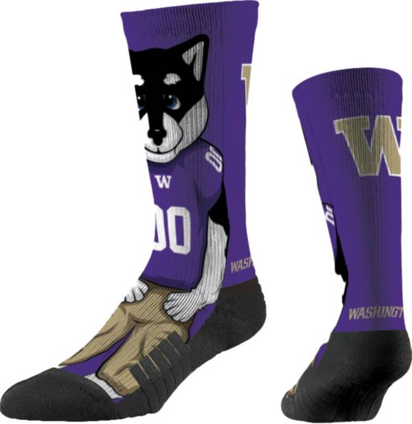 Strideline Washington Huskies Mascot Crew Socks product image